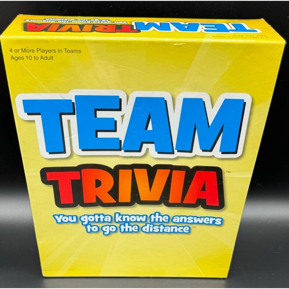 Team Trivia Board Game 4 or More Players 10 & Up 2017 Fun Family Game New - Picture 2 of 5